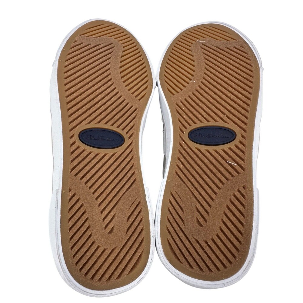 BEN SHERMAN Men's 8.5D NEW Hawthorn Glacier Gray & White Canvas Sneakers - Picture 8 of 8